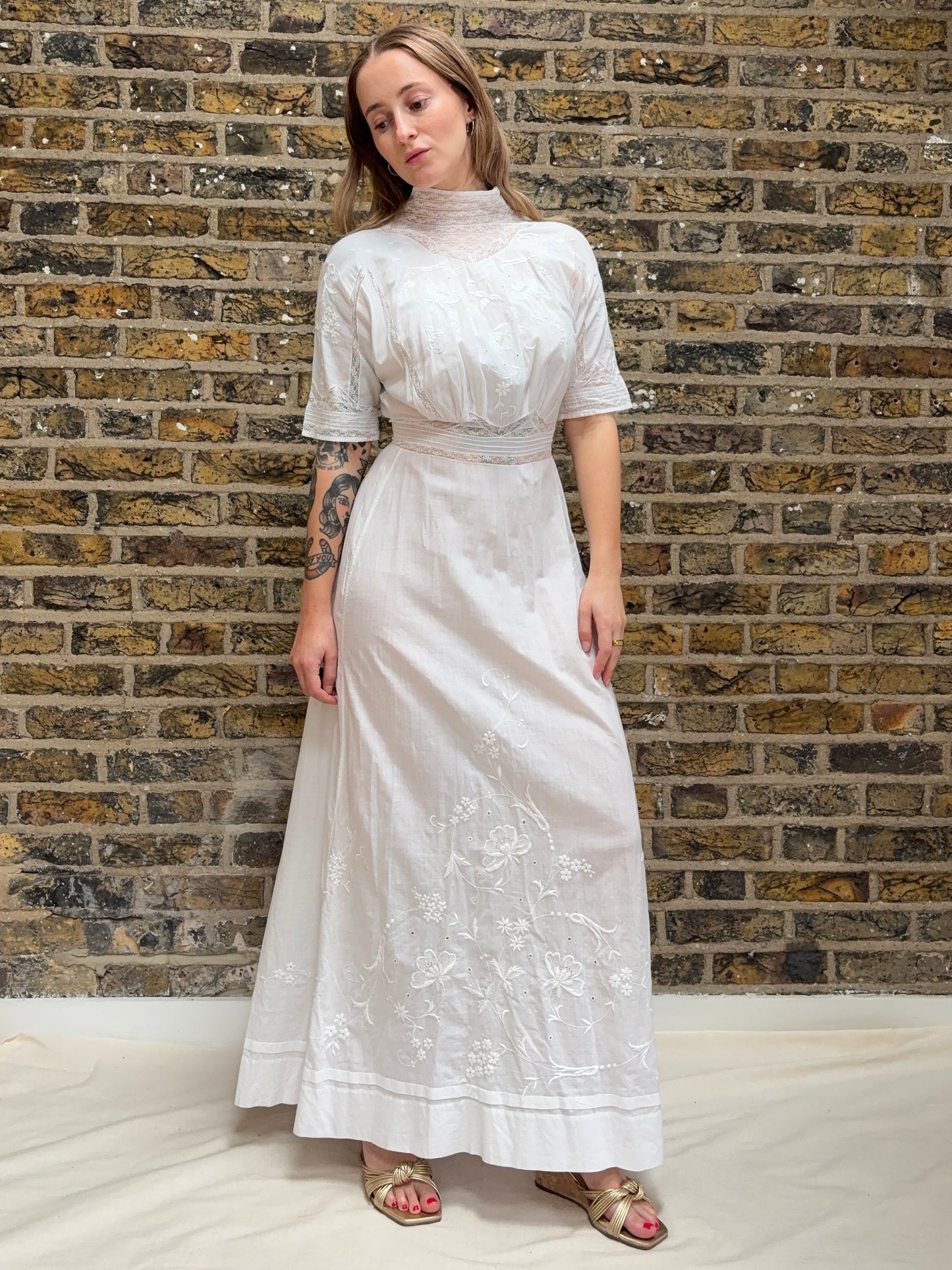 1910s Lawn Cotton Day Dress