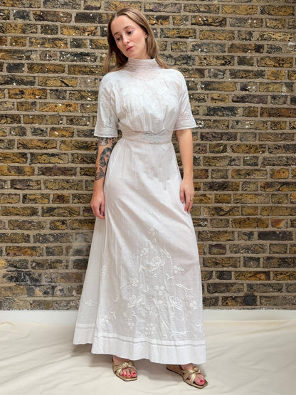1910s Lawn Cotton Day Dress