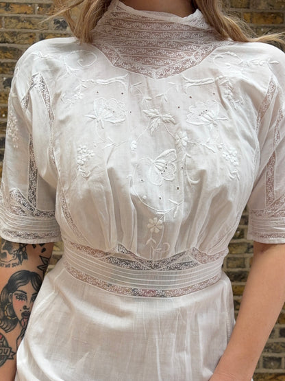 1910s Lawn Cotton Day Dress