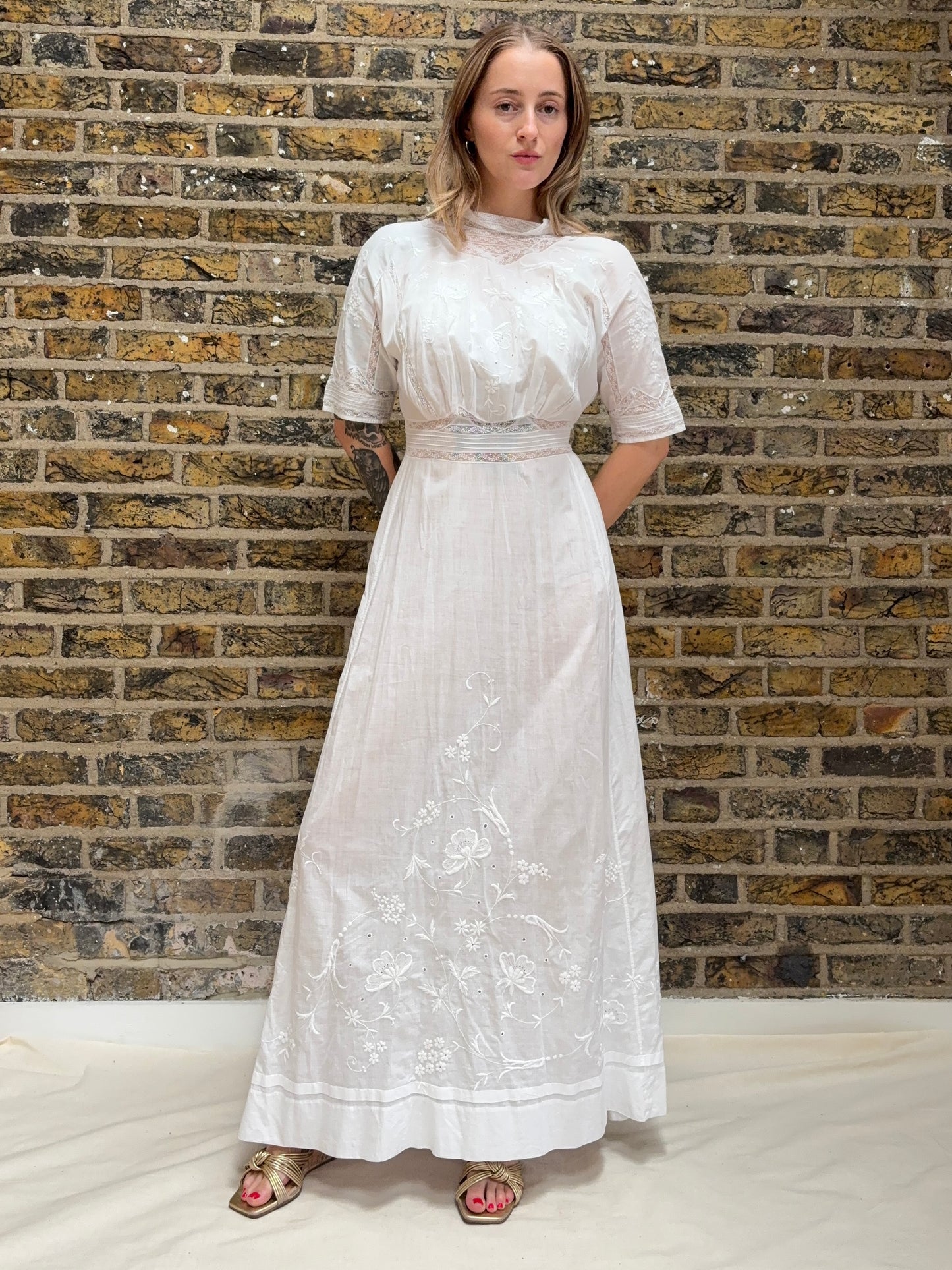 1910s Lawn Cotton Day Dress