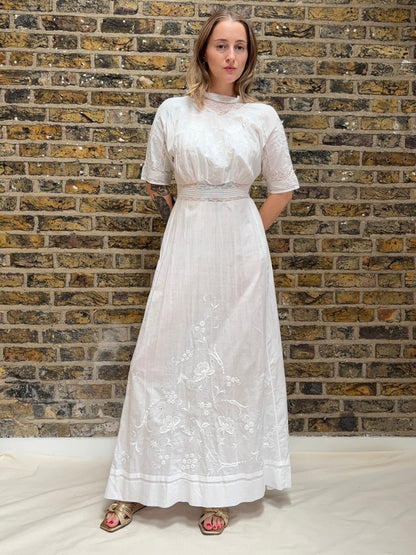 1910s Lawn Cotton Day Dress