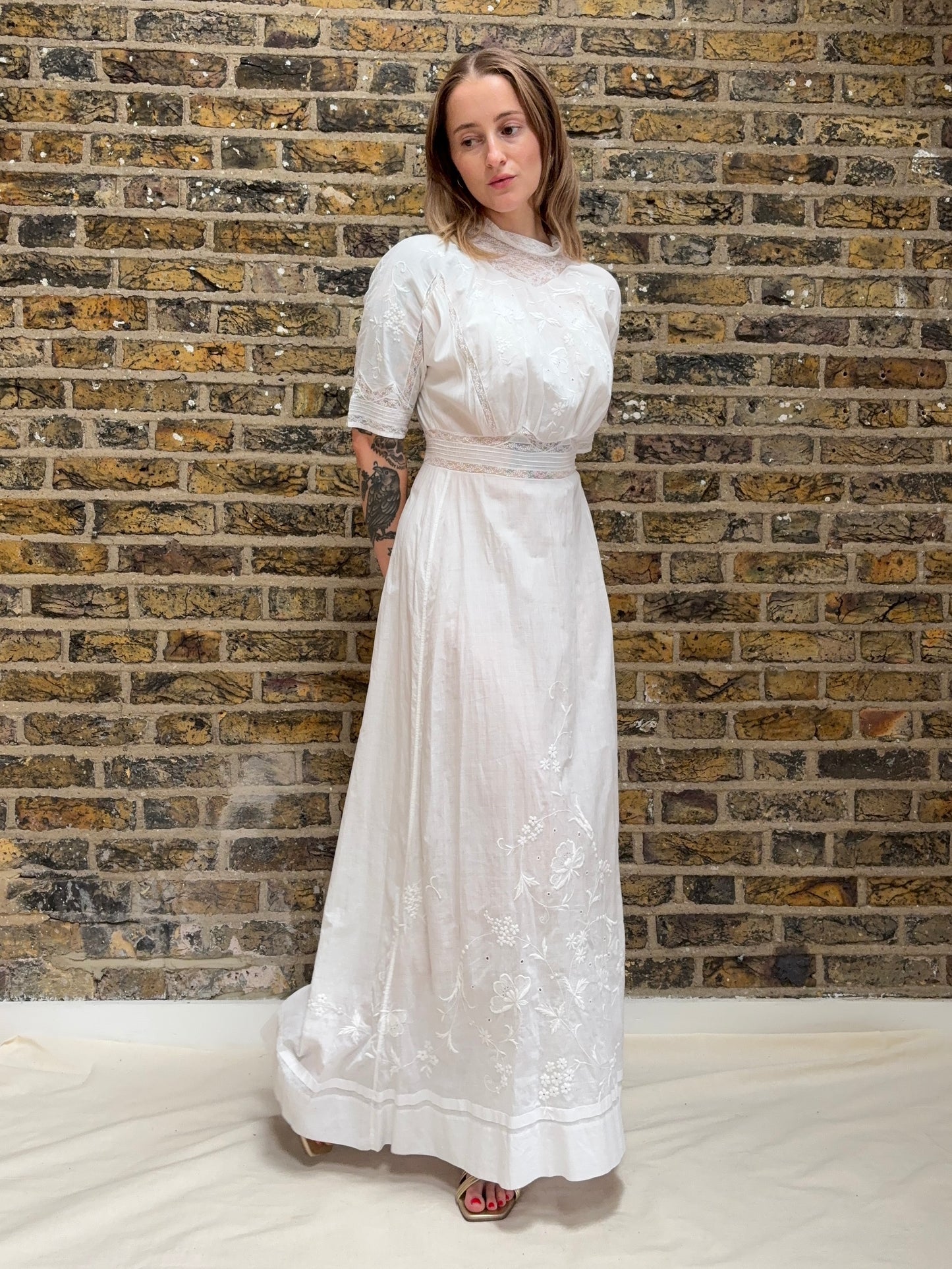 1910s Lawn Cotton Day Dress