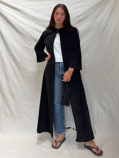 1960s Corduroy A-Line Evening Coat