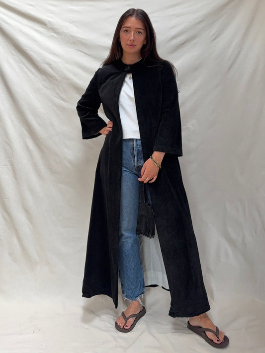 1960s Corduroy A-Line Evening Coat