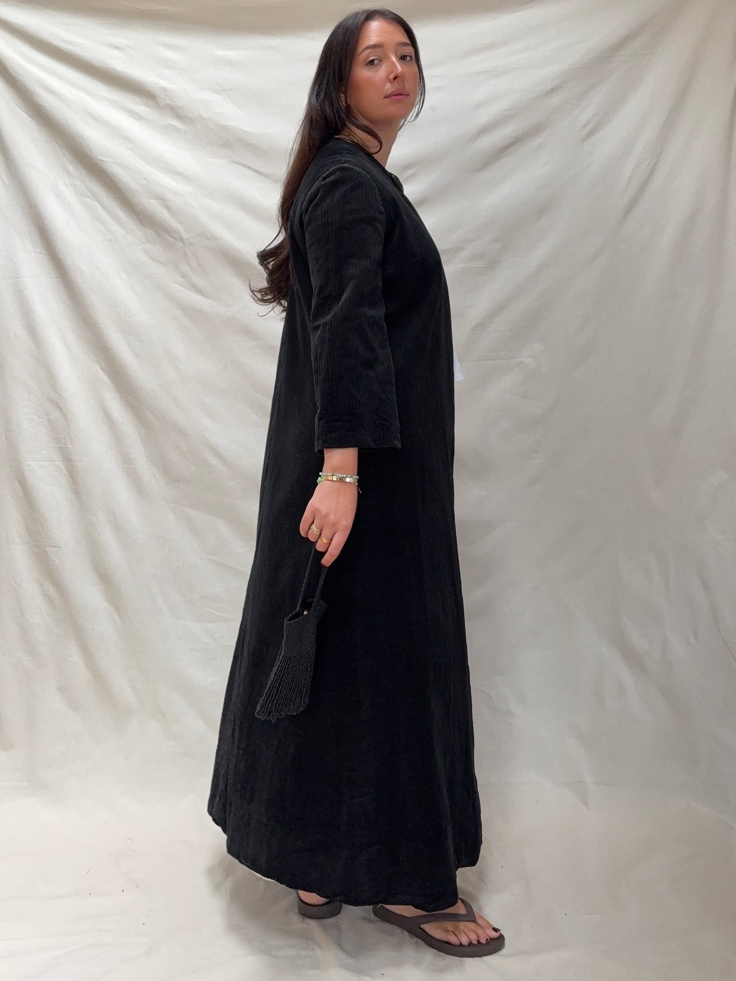 1960s Corduroy A-Line Evening Coat