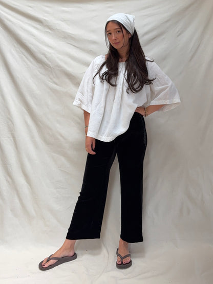 1990s Velvet Trousers with Tassel