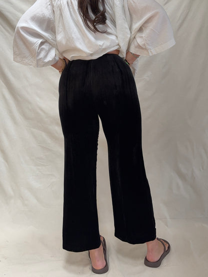 1990s Velvet Trousers with Tassel