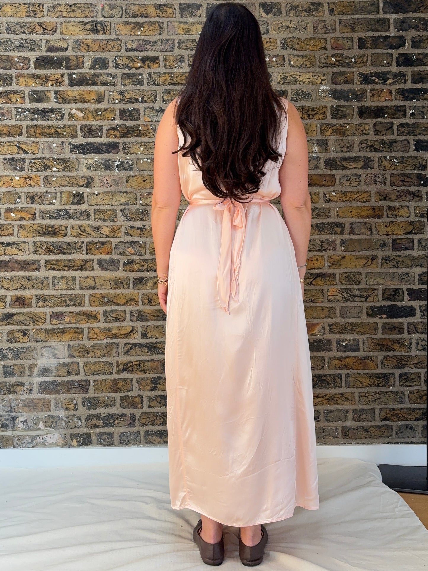 1940s Pink Slip Dress
