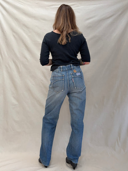1980s 'Jean Machine' Tapered Jeans