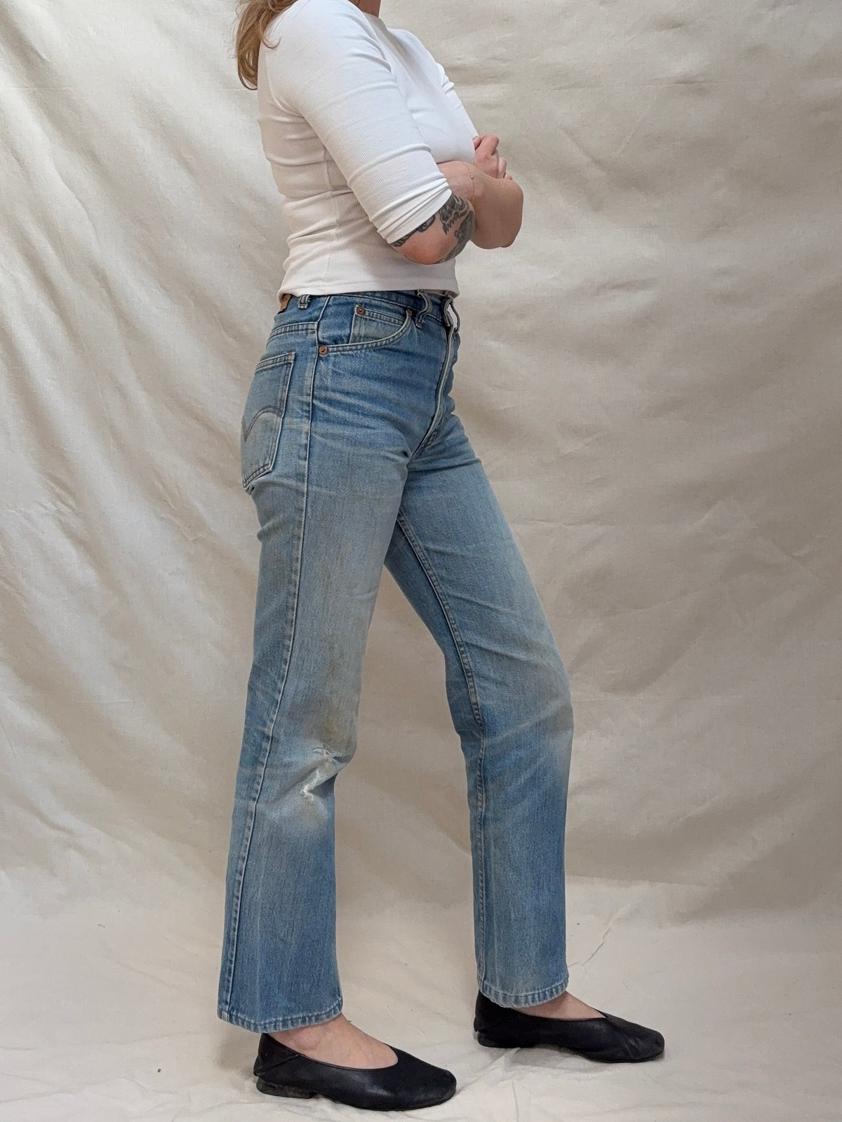 1980s 'Levi's' 515 Straight Leg Jeans