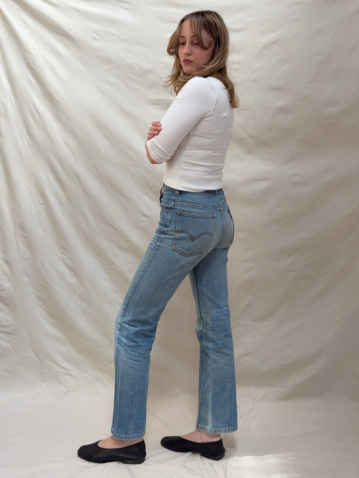 1980s 'Levi's' 515 Straight Leg Jeans