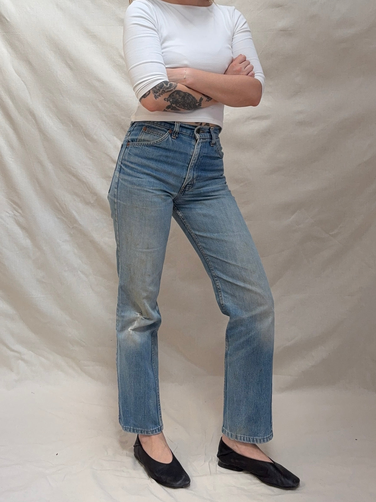 1980s 'Levi's' 515 Straight Leg Jeans