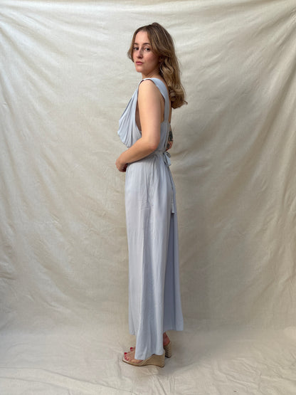 1940s Baby Blue 'Artemis Underthings' Slip Dress