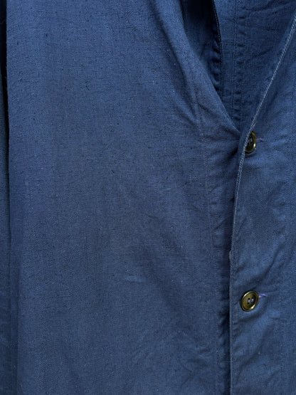 1970s Blue Chore Long Jacket