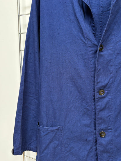 1970s Blue Chore Long Jacket