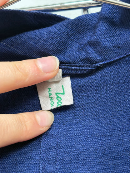 1970s Blue Chore Long Jacket