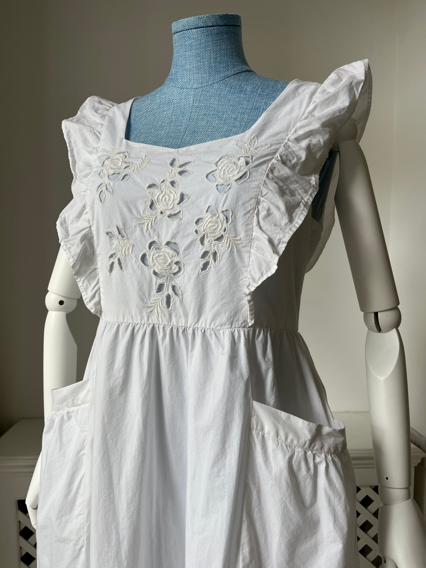 1980s 'French Connection' Cotton Summer Dress