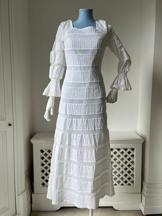 1970s *rare* 'Mexicana' Wedding Dress