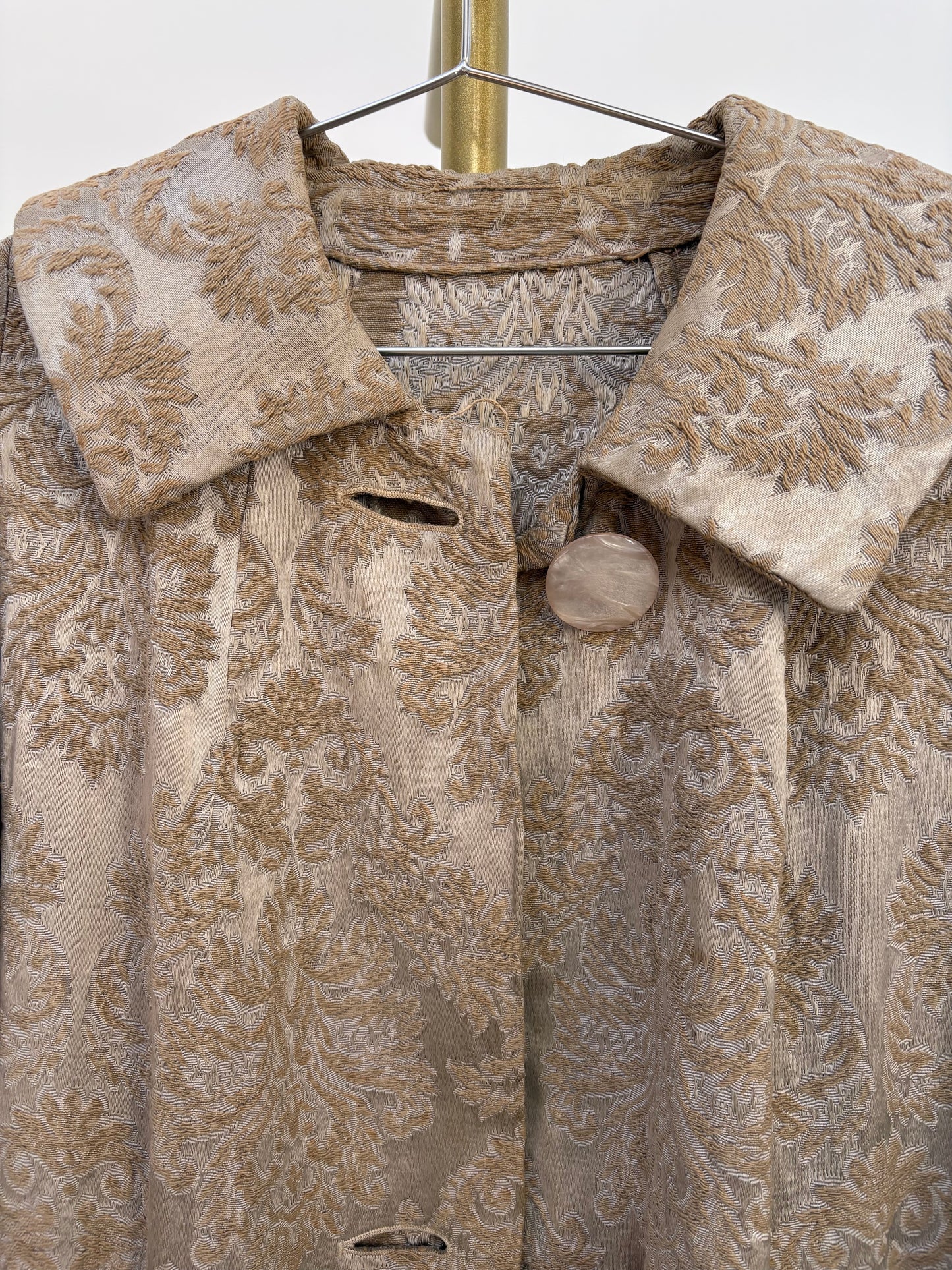 c.1960s Brocade Evening Coat