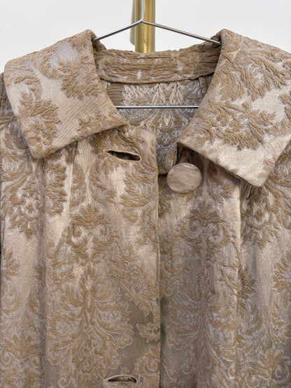 c.1960s Brocade Evening Coat