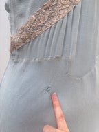 1930s Silk Chiffon Step-In