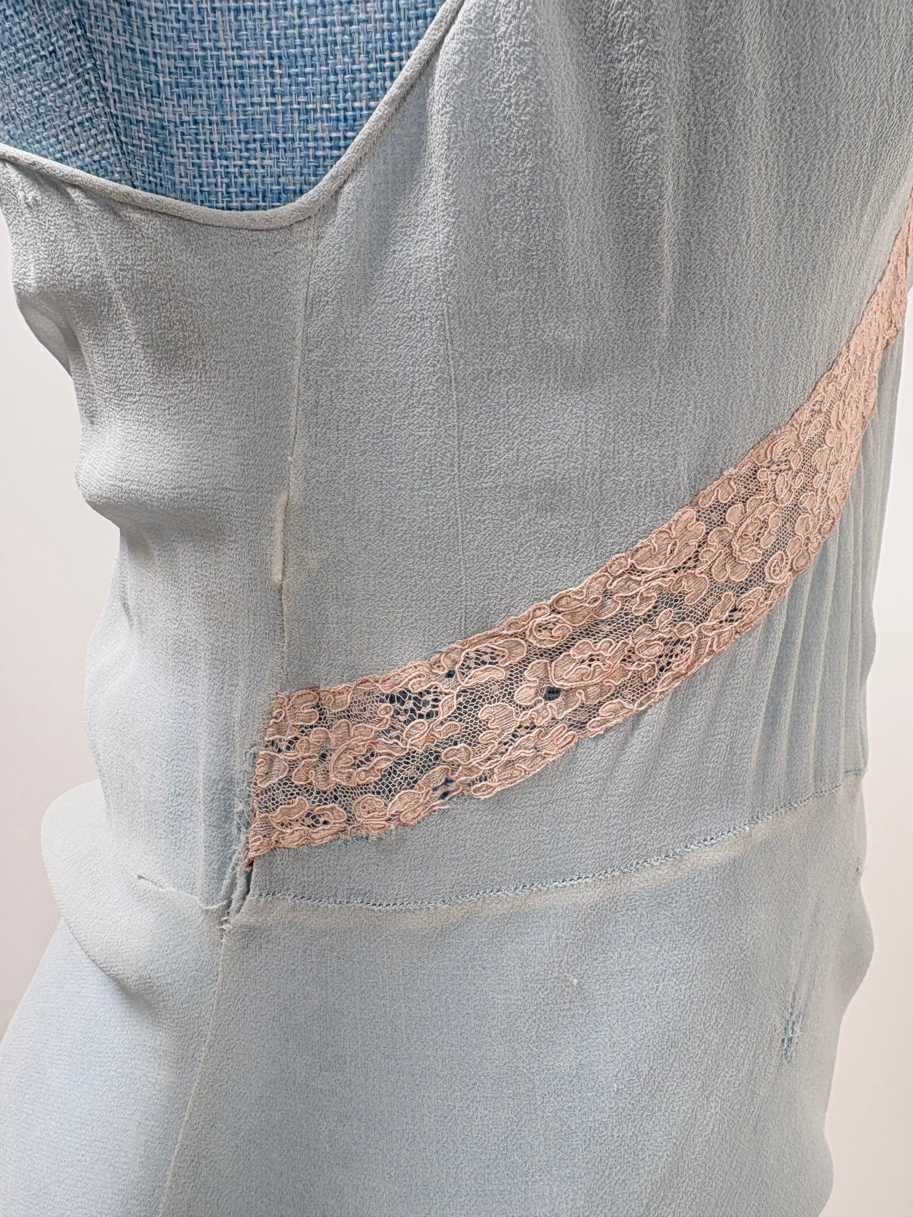 1930s Silk Chiffon Step-In