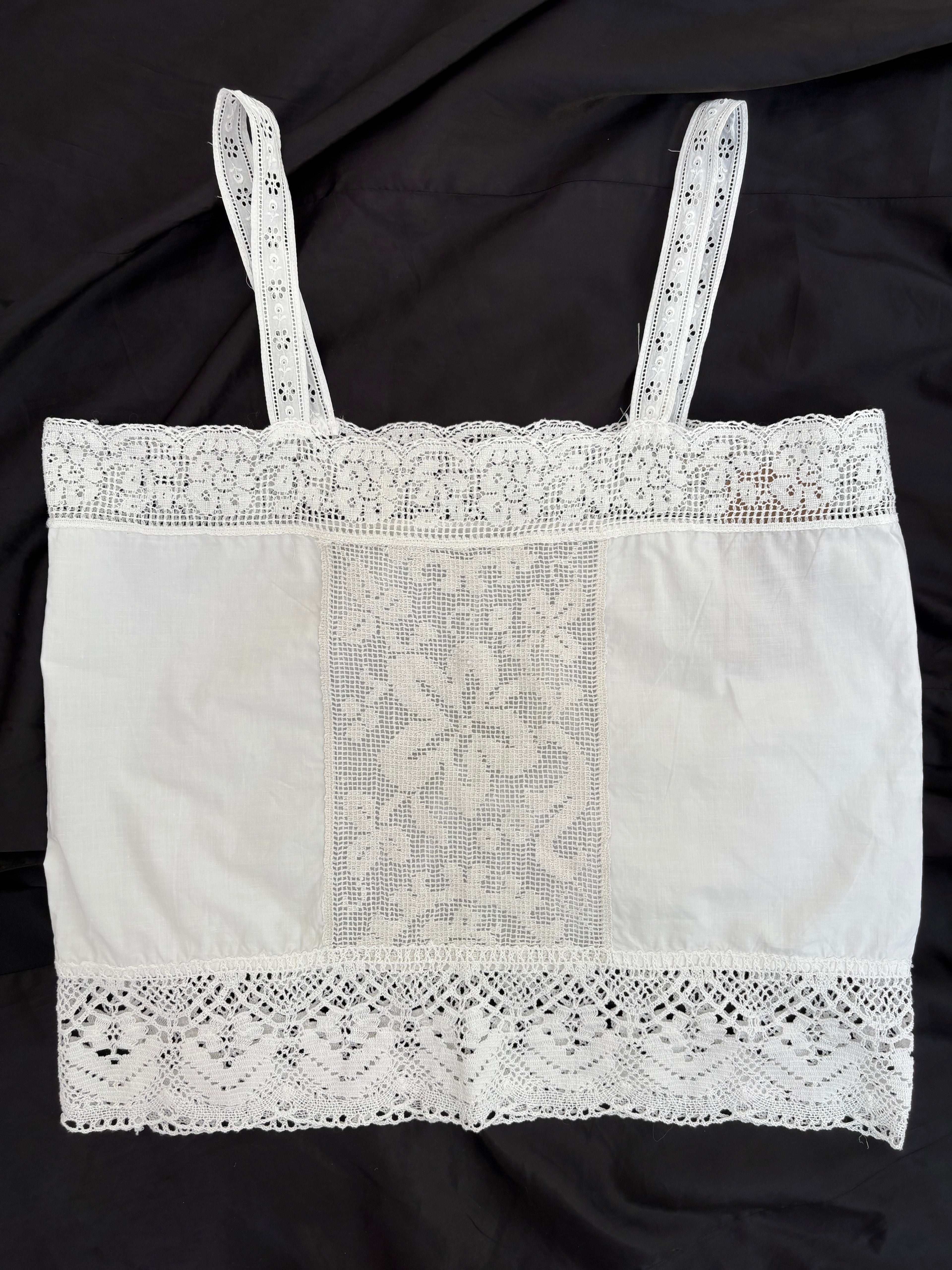 1980s Filet Lace Camisole