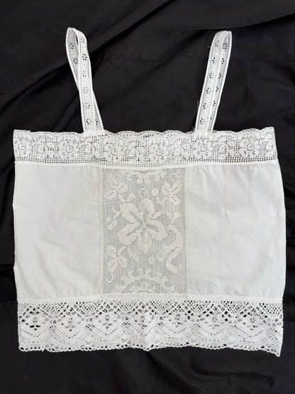 c.1980s Filet Lace Camisole