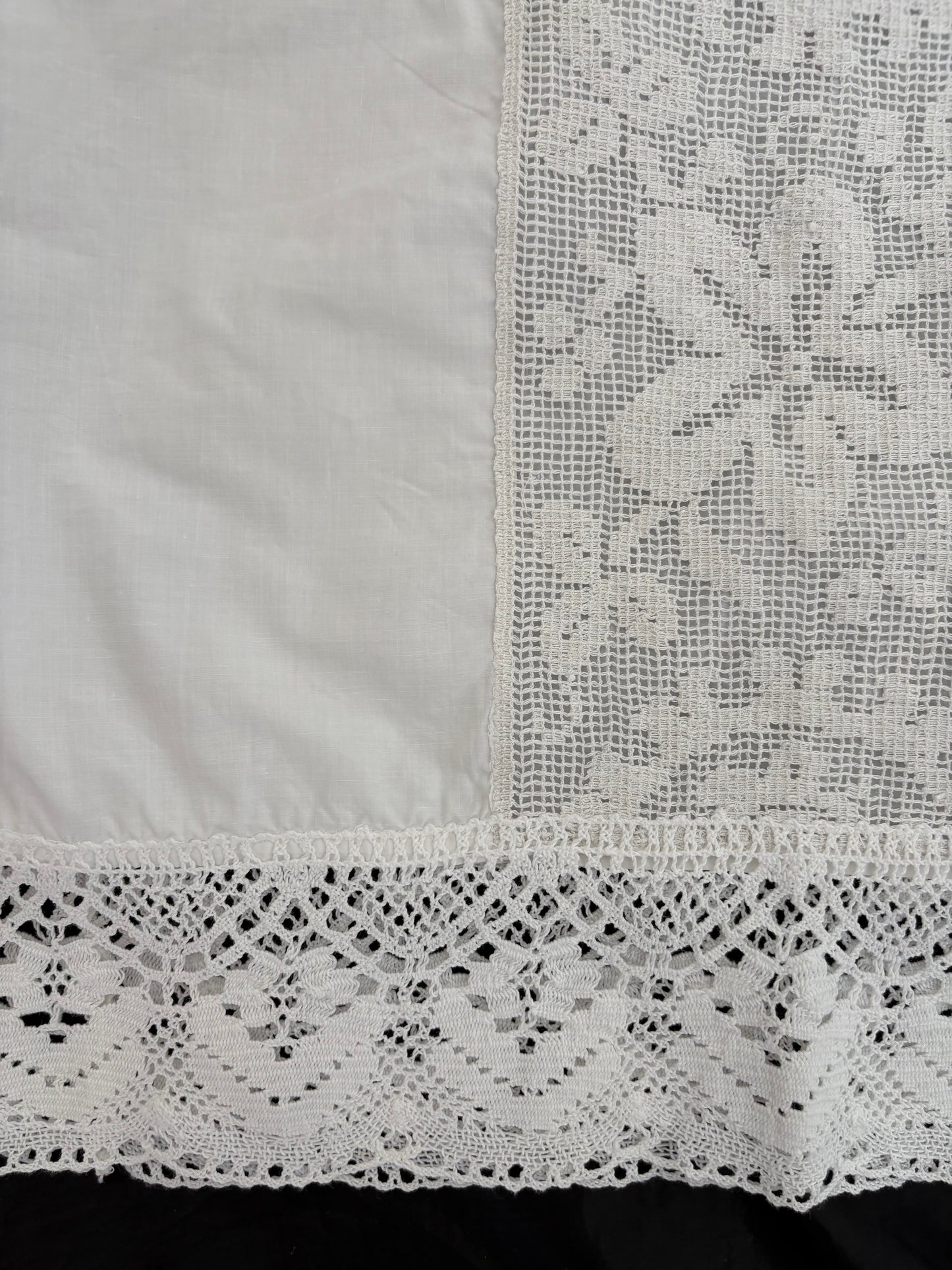 c.1980s Filet Lace Camisole