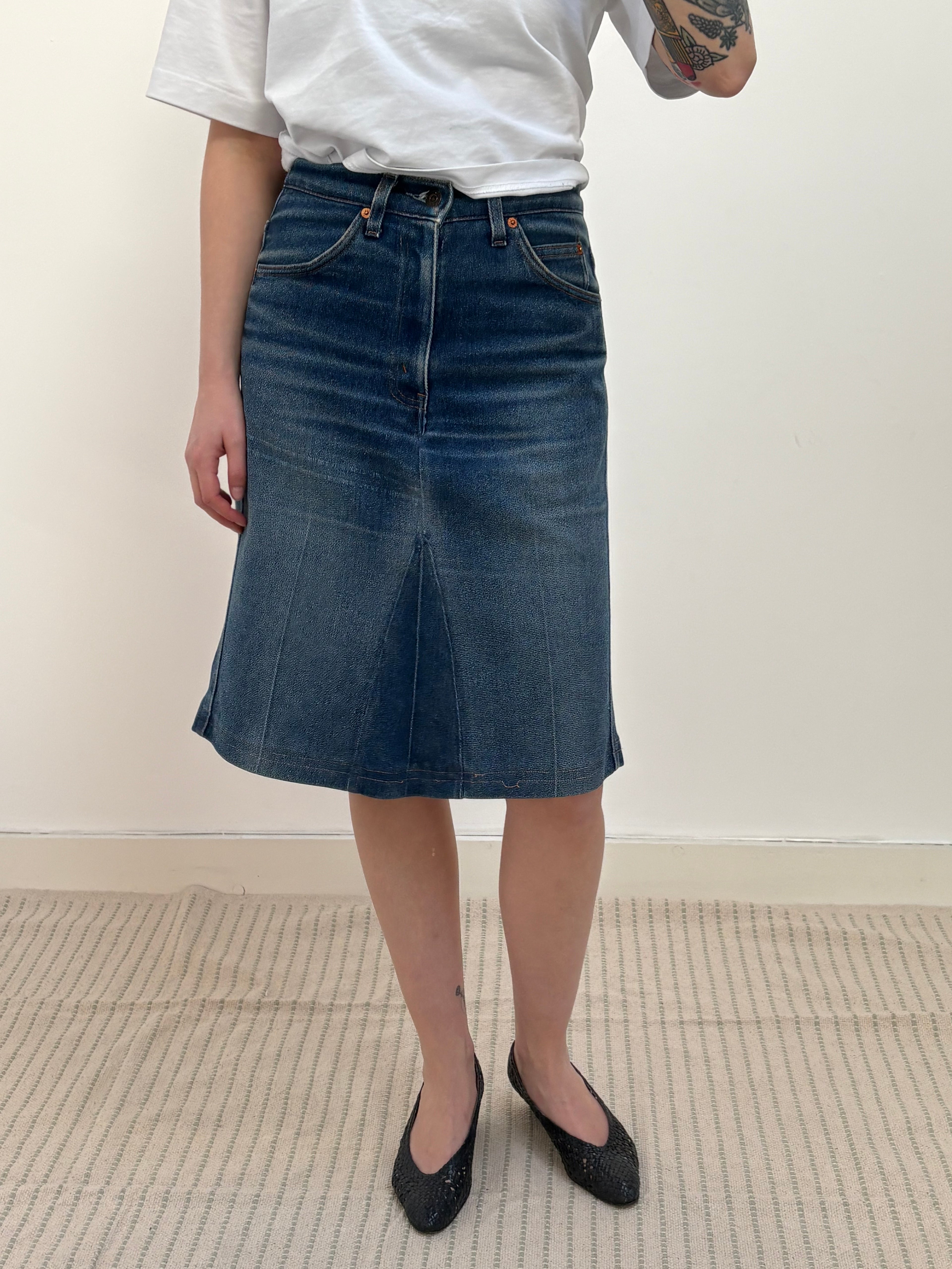1999 Levi's Orange Tab Skirt