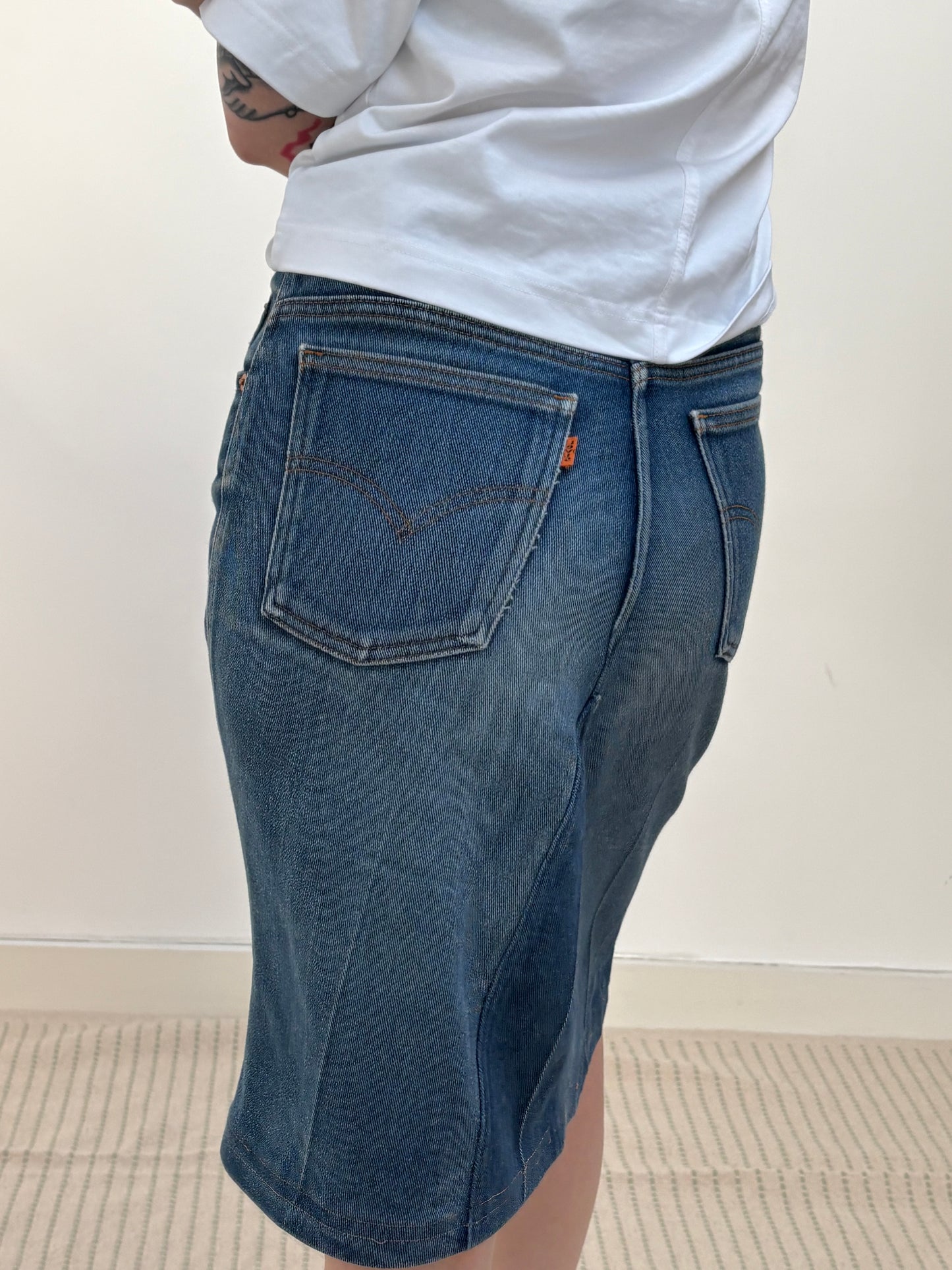 c.1999 Levi's Orange Tab Skirt