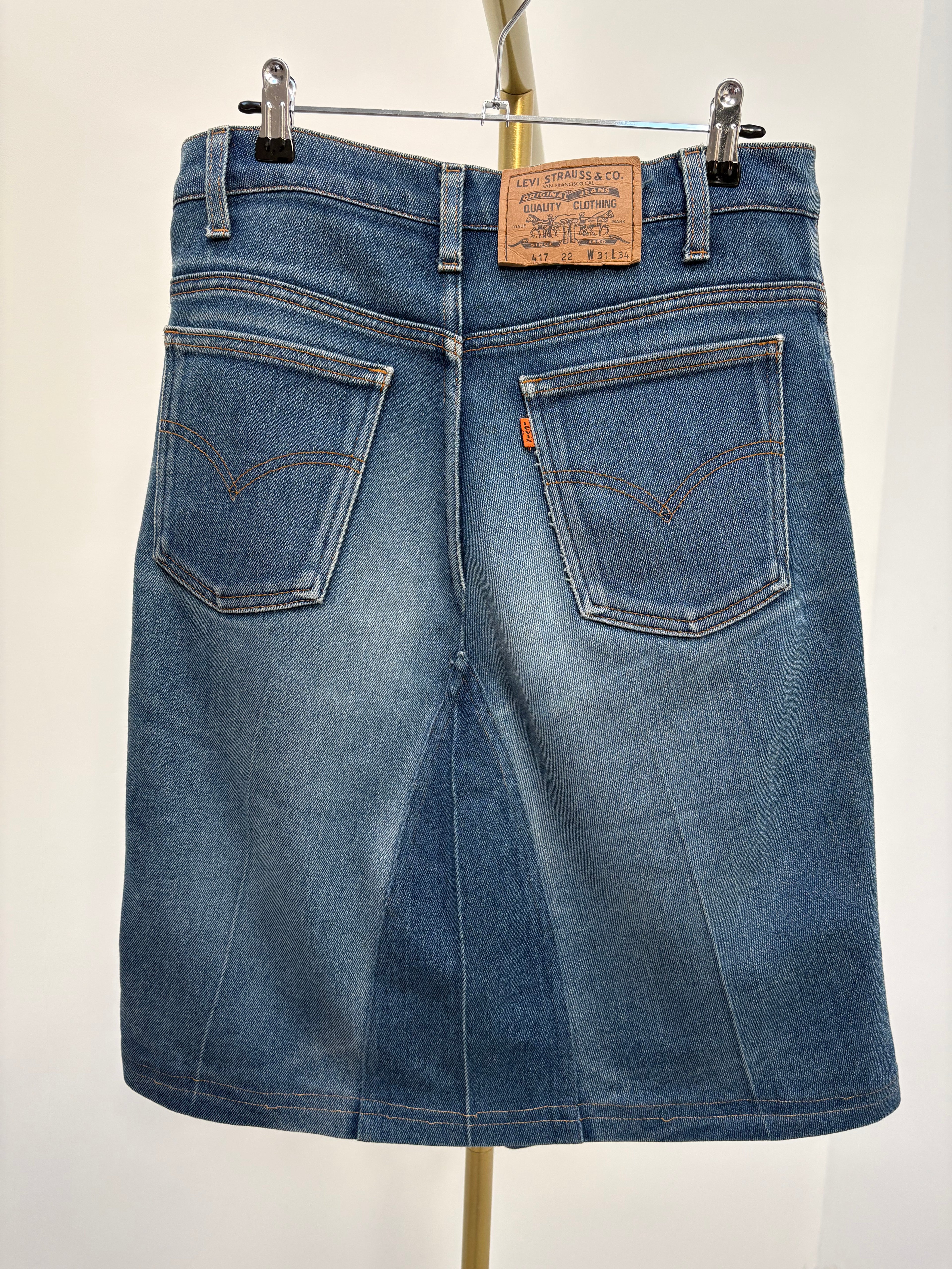 1999 Levi's Orange Tab Skirt