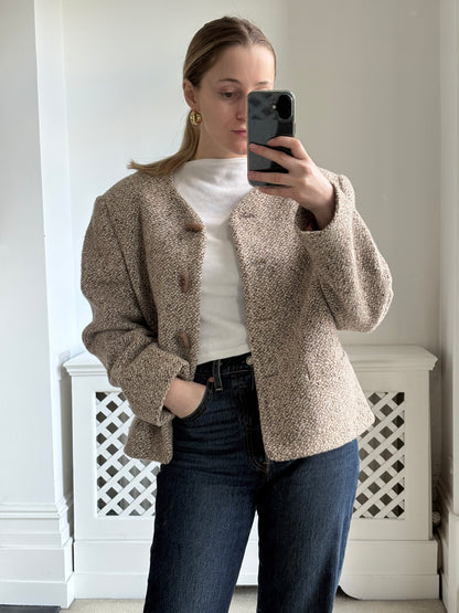 1980s 'Pierbe' Wool Blend Jacket