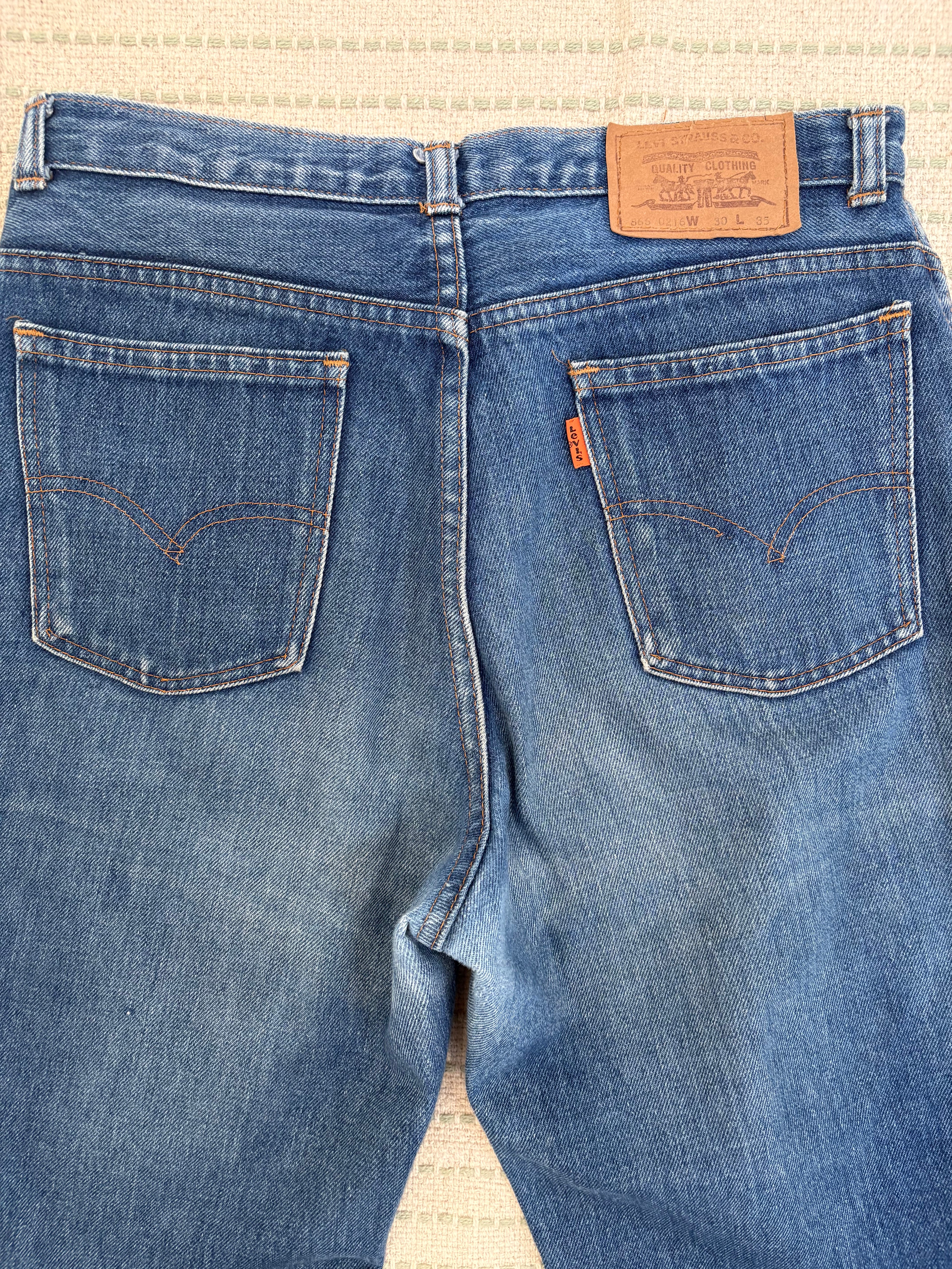 1980s Levi's 865 Jeans