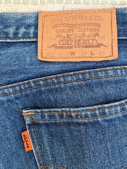 1980s 'Levi's' 865 Straight Leg Jeans