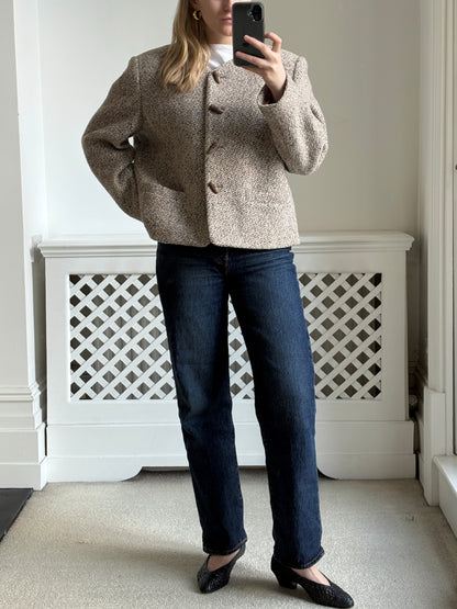 1980s 'Pierbe' Wool Blend Jacket