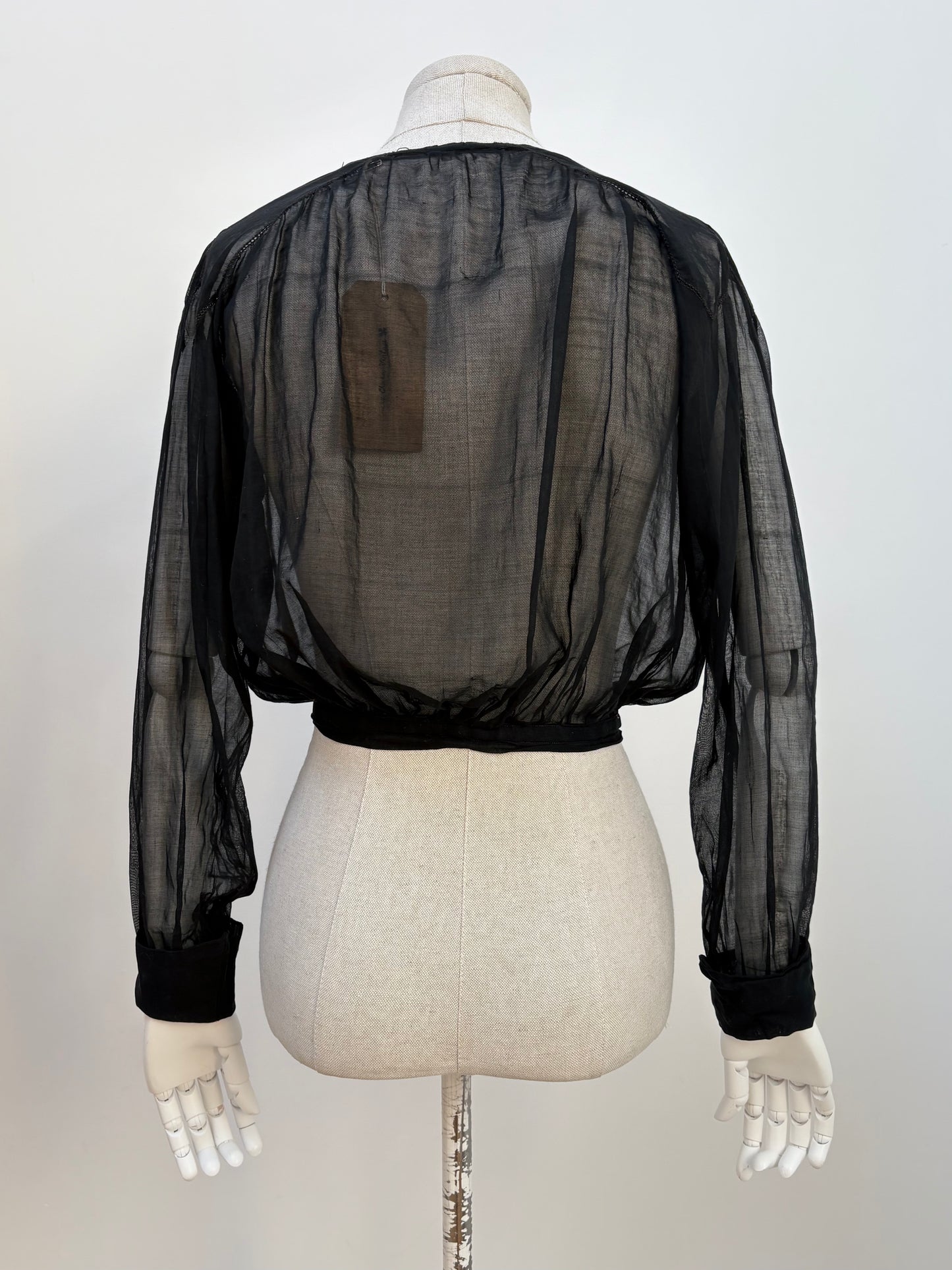 1900s Sheer Cotton Blouse