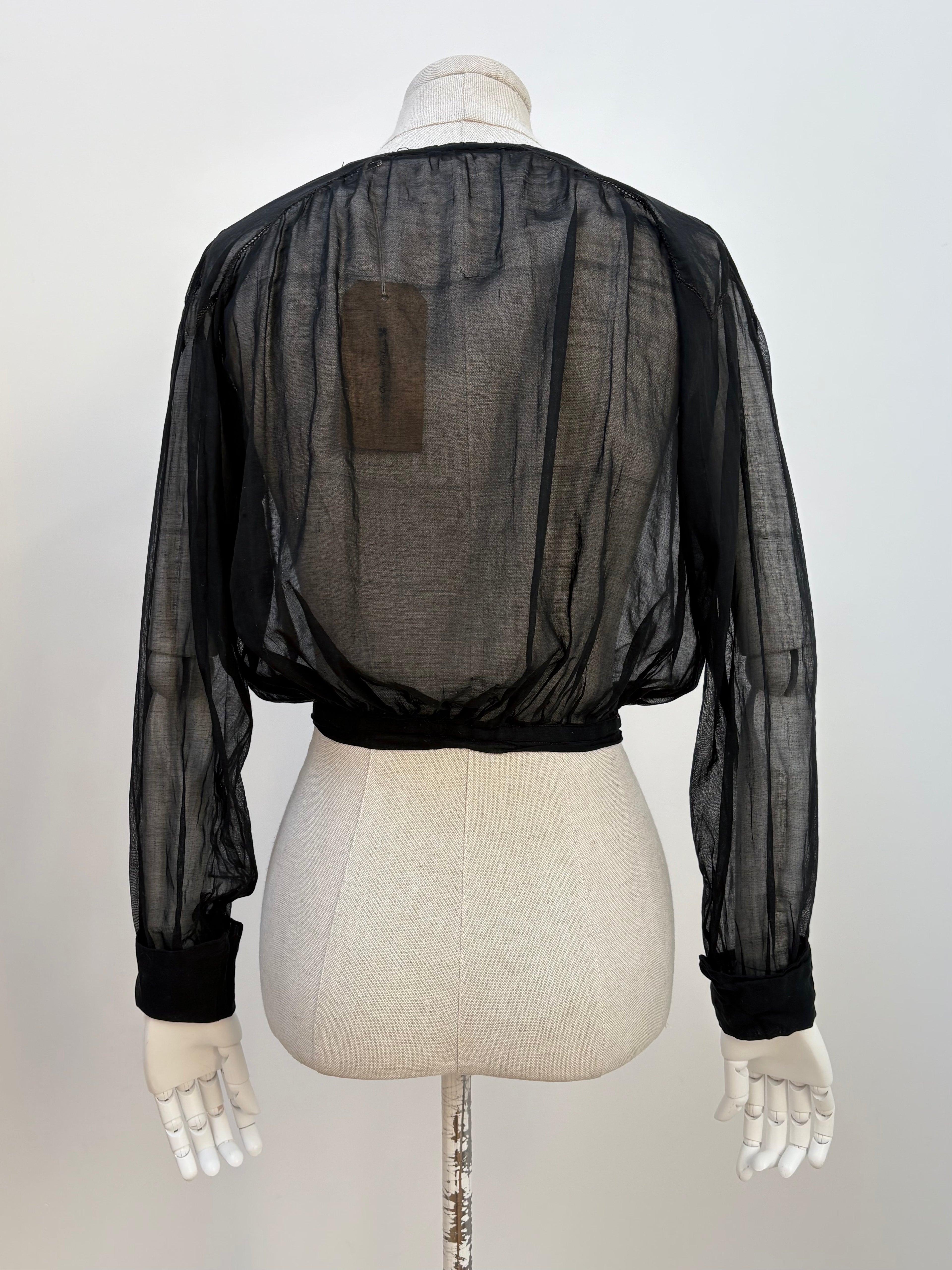 1900s Sheer Cotton Blouse