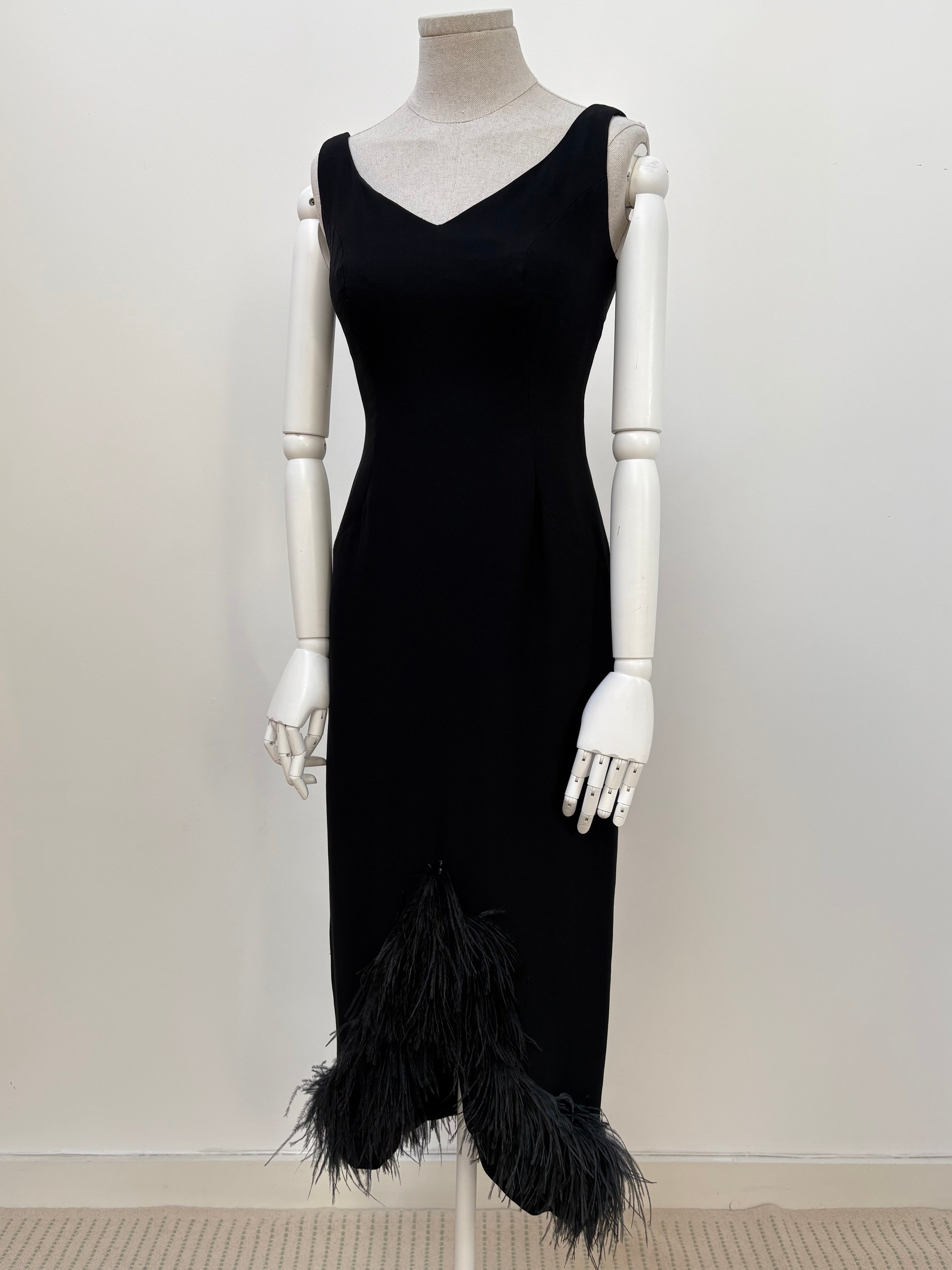 evening wiggle dress Starlet Wiggle Dress in Black