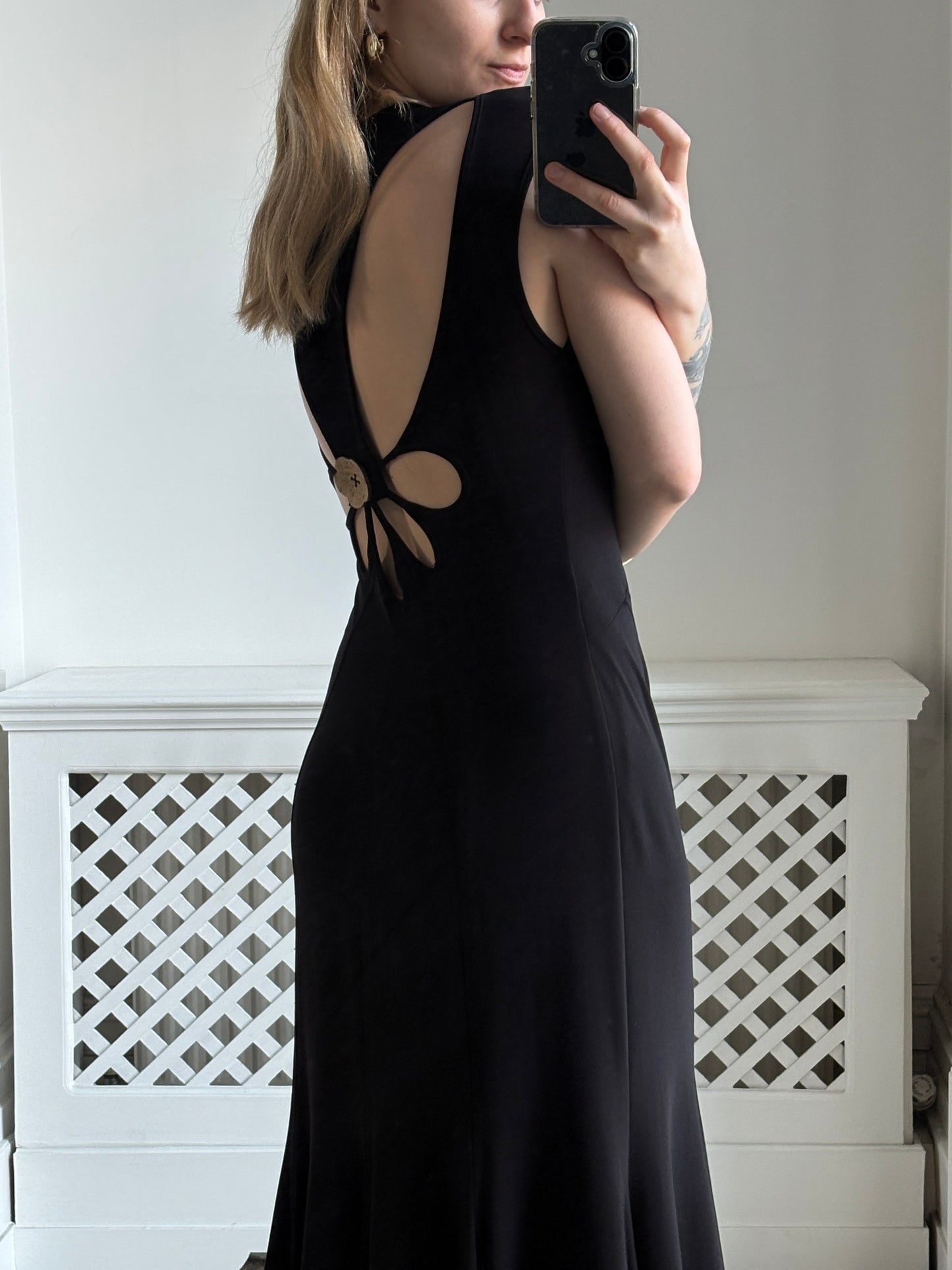 1990s 'Joseph Ribkoff' Dress with Feature Back