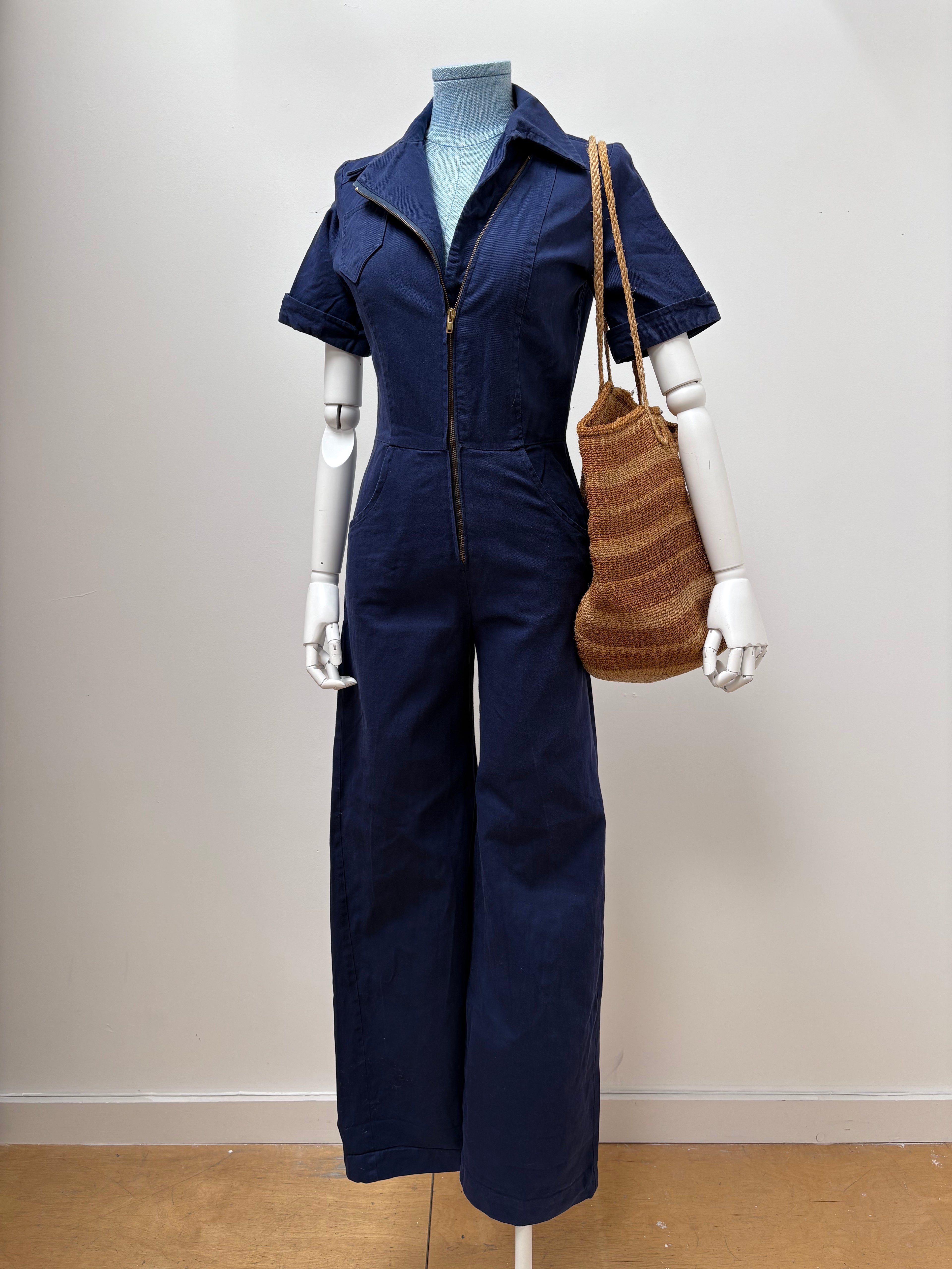 1970s Cotton Jumpsuit
