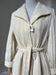 1980s Cream Wool Longline Coat