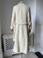 1980s Cream Wool Longline Coat