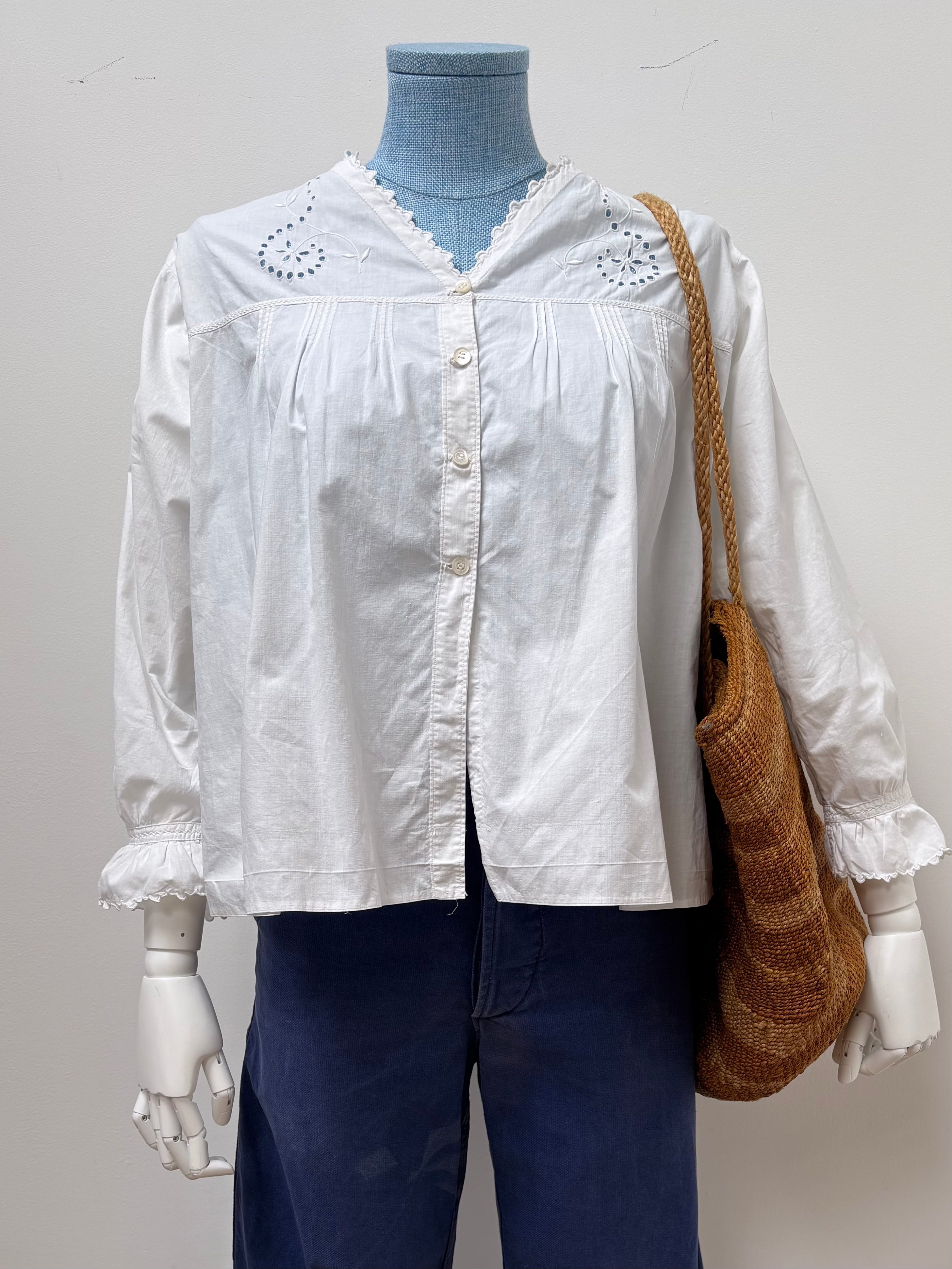 1910s Cotton Blouse