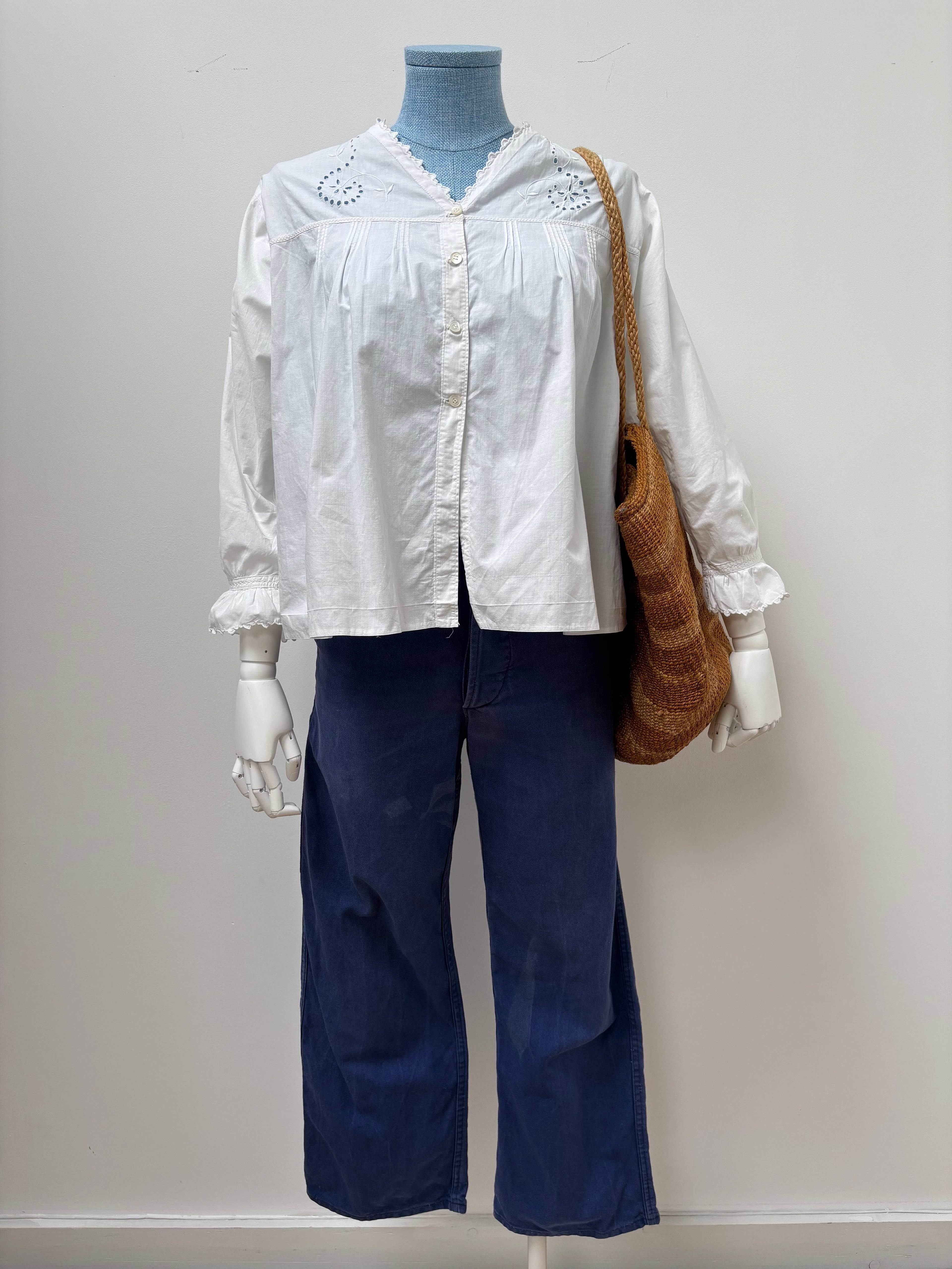 1910s Cotton Blouse