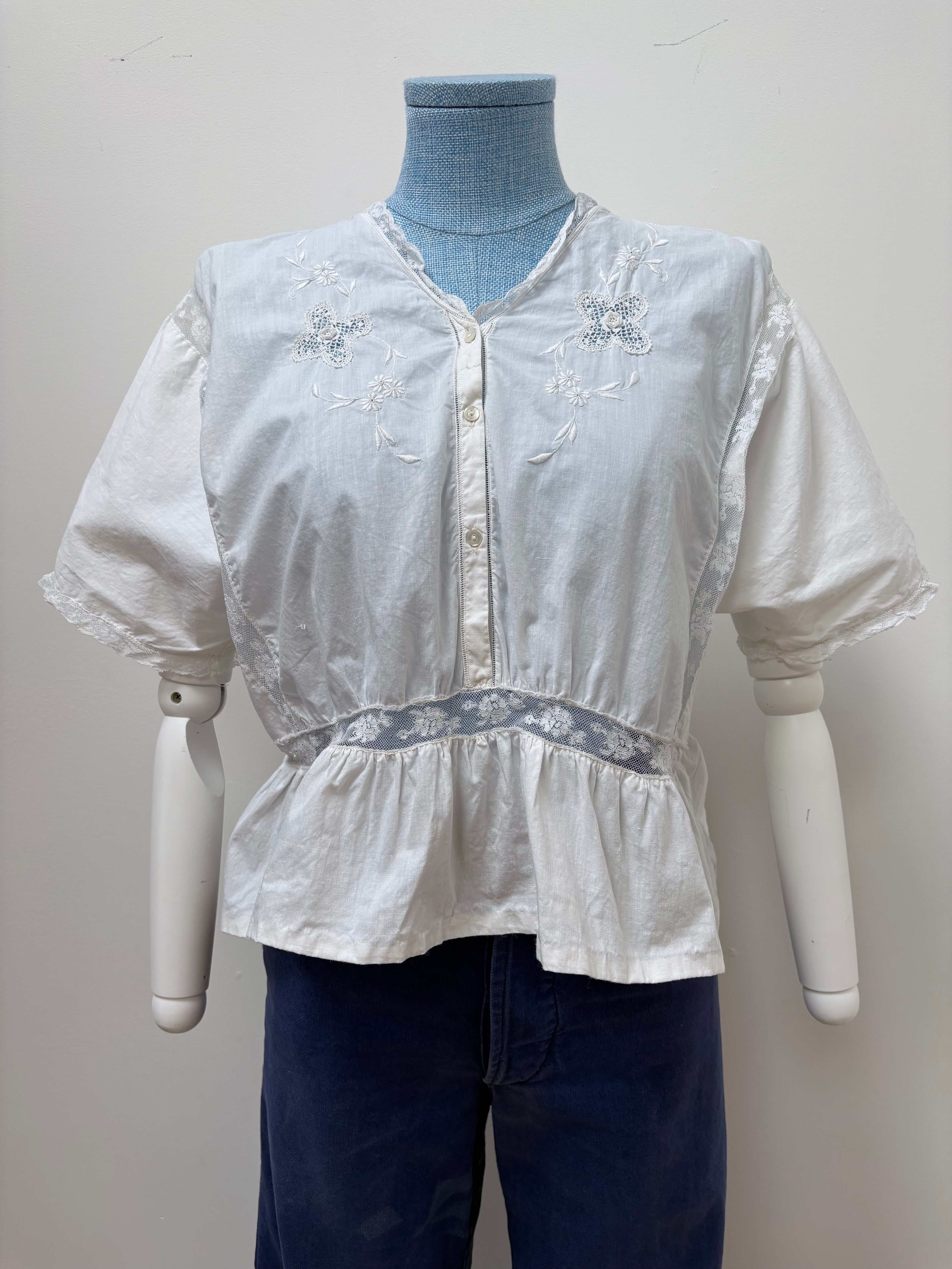 1910s Cotton Blouse
