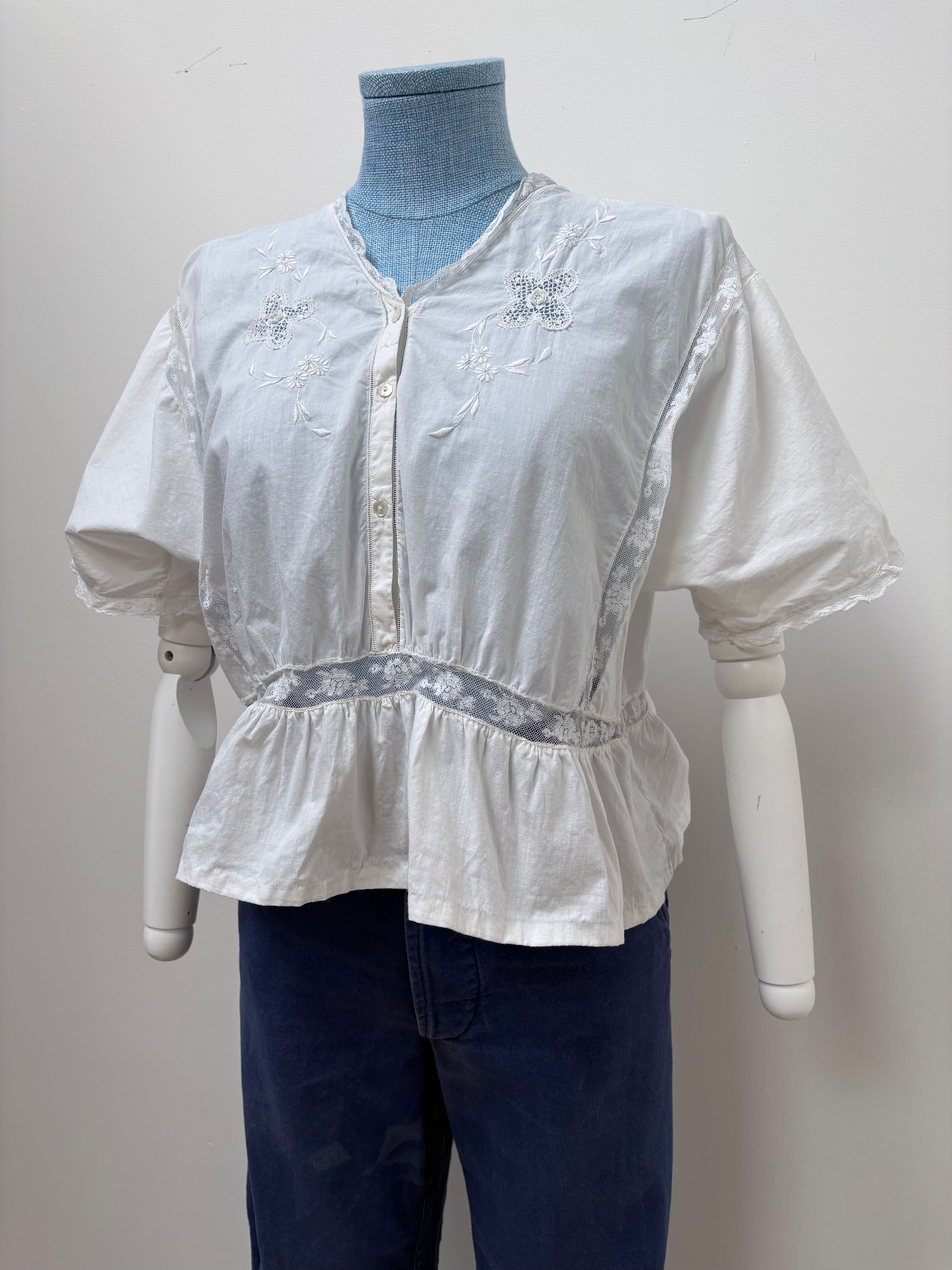 1910s Cotton Blouse