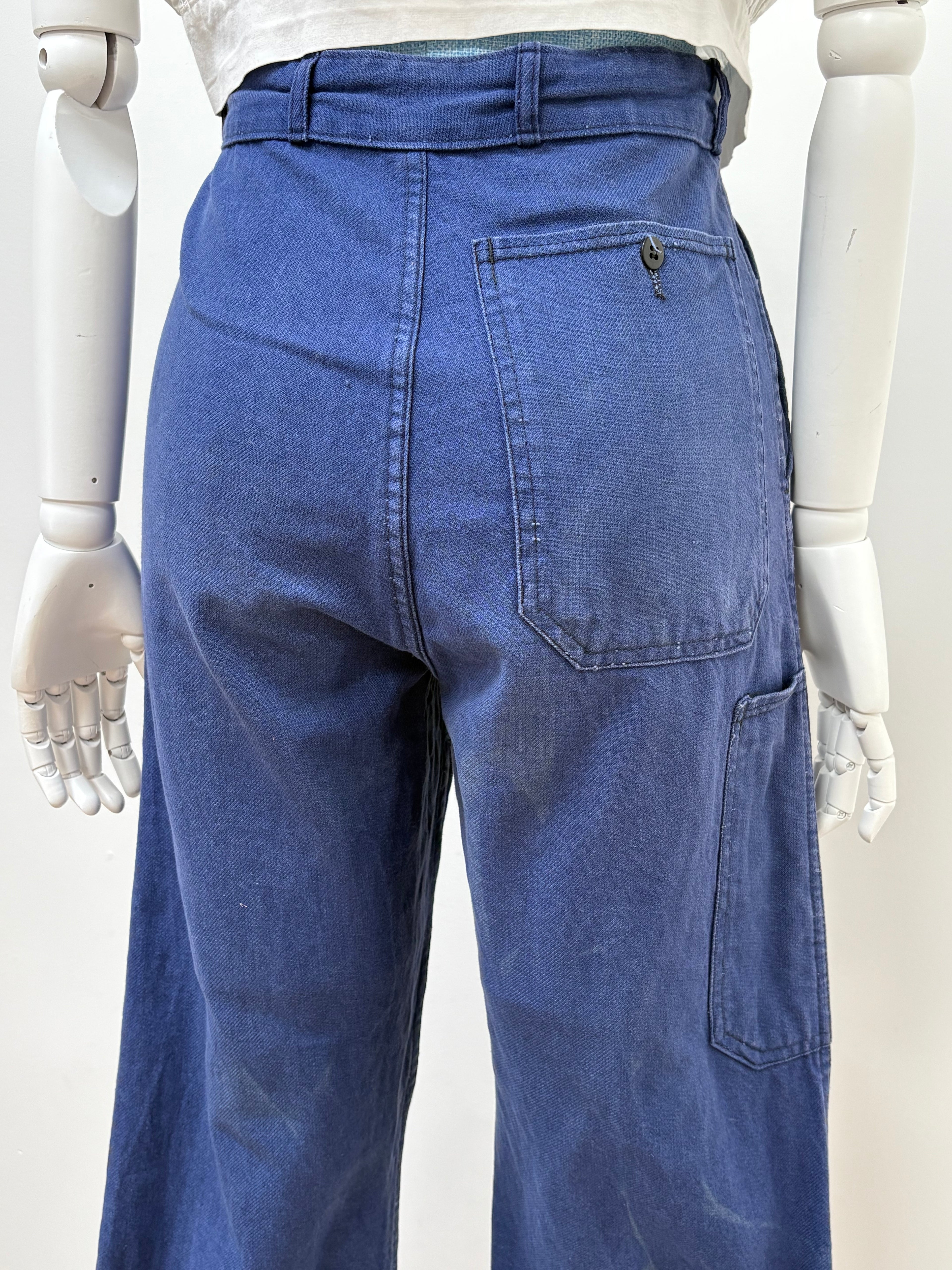 1980s French Workwear Trousers