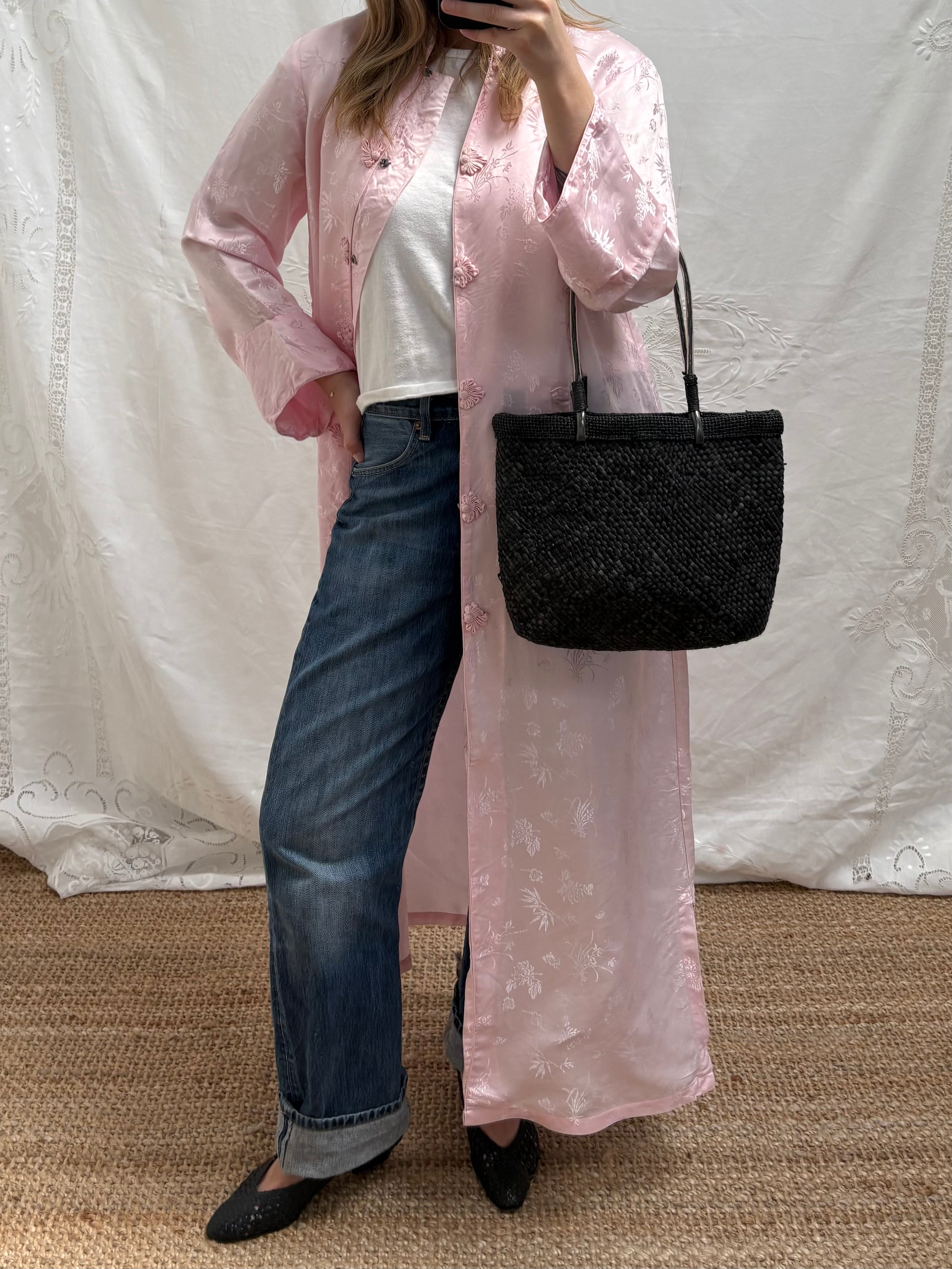 1990s Mini Woven Handbag