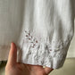 1980s White Cotton Summer Dress